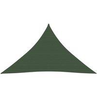 Sunshade Sail 160 g/m Dark Green 4x4x5.8 m HDPE
