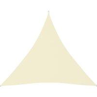 Berkfield Home Sunshade Sail Oxford Fabric Triangular 4.5x4.5x4.5 m Cream in Beige