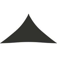 Berkfield Home Sunshade Sail Oxford Fabric Triangular 3.5x3.5x4.9 m Anthracite in Black