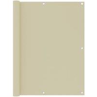Balcony Screen Cream 120x600 cm Oxford Fabric