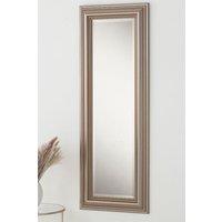 Classic Champagne Beaded Mirror 131x47cm