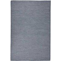 Outdoor Flatweave Rug 120x170 cm Blue