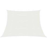 Sunshade Sail 160 g/m White 3/4x3 m HDPE