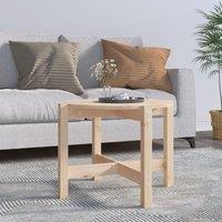 Berkfield Home Coffee Table 62.5x45 cm Solid Wood Pine in Brown