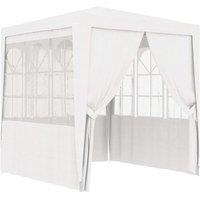 Berkfield Home Professional Party Tent with Side Walls 2.5x2.5 m White 90 g/m