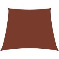 Sunshade Sail Oxford Fabric Trapezium 2/4x3 m Terracotta