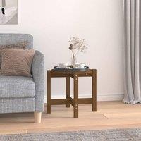 Berkfield Home Coffee Table Honey Brown 52.5x45 cm Solid Wood Pine