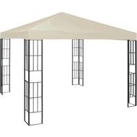 Berkfield Home Gazebo 3x3 m Cream in Beige
