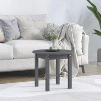 Berkfield Home Coffee Table Grey 45x40 cm Solid Wood Pine