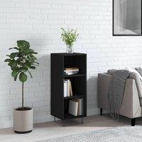 Berkfield Home Sideboard Black 34.5x32.5x90 cm Engineered Wood