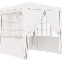 Berkfield Home Professional Party Tent with Side Walls 2x2 m White 90 g/m