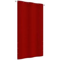 Berkfield Home Balcony Screen Red 120x240 cm Oxford Fabric