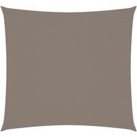 Berkfield Home Sunshade Sail Oxford Fabric Square 7x7 m Taupe in Beige