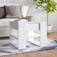Berkfield Home Coffee Table White 55.5x55x45 cm Engineered Wood