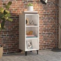 Berkfield Home Sideboard High Gloss White 34.5x32.5x90 cm Engineered Wood