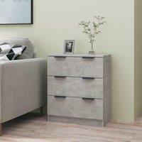 Berkfield Home Sideboard Concrete Grey 60x30x70 cm Engineered Wood | Size: 60 x 30 x 70 cm