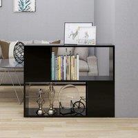 Berkfield Home TV Cabinet Black 80x24x63 cm Engineered Wood | Size: 80 x 24 x 63 cm
