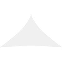 Berkfield Home Sunshade Sail Oxford Fabric Triangular 4x4x5.8 m White