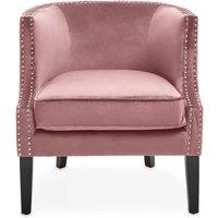 Interiors by Premier Larissa Velvet Studded Chair