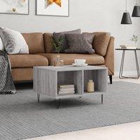 Berkfield Home Coffee Table Grey Sonoma 60x50x36.5 cm Engineered Wood