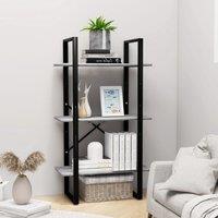 Berkfield Home Storage Shelf Concrete Grey 60x30x105 cm Engineered Wood | Size: 60 x 30 x 105 cm