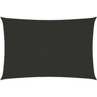 Sunshade Sail Oxford Fabric Rectangular 6x8 m Anthracite