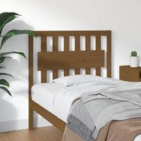 Bed Headboard Honey Brown 95.5x4x100 cm Solid Wood Pine