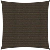Sunshade Sail 160 g/m Brown 3.6x3.6 m HDPE