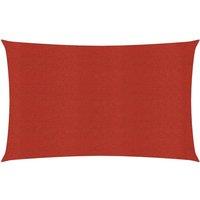 Sunshade Sail 160 g/m Red 2x4 m HDPE
