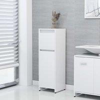 Berkfield Home Bathroom Cabinet White 30x30x95 cm Engineered Wood | Size: 30 x 30 x 95 cm