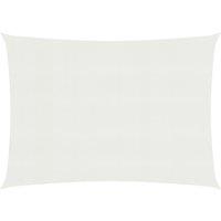 Sunshade Sail 160 g/m White 3.5x4.5 m HDPE