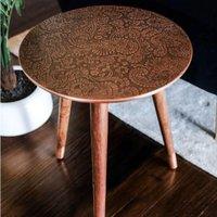 Hartsmede Handmade Side Table Large 15 Top Antique Copper
