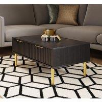 GFW Nervata Coffee Table in Black