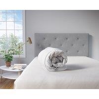 Snug City Luxury 13.5 Tog Goose Feather & Down Duvet 100% Cotton Cover in White | Size: Super King