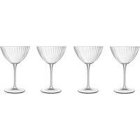 Optica Martini Glasses Crystal, Dishwasher Safe, Perfect Gift, Set of 4