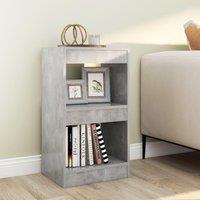 Berkfield Home Book Cabinet/Room Divider Concrete Grey 40x30x72 cm | Size: 40 x 30 x 72 cm