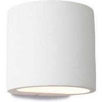 Netlighting Nina 1 Light Plaster Indoor Wall Light White G9