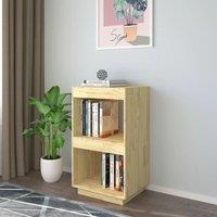 Berkfield Home Book Cabinet 40x35x71 cm Solid Pinewood in Brown | Size: 40 x 35 x 71 cm