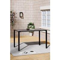 Rectangular Metal Frame Garden Dining Table