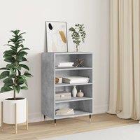 Berkfield Home Highboard Concrete Grey 57x35x90 cm Engineered Wood | Size: 57 x 35 x 90 cm