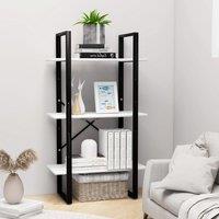 Berkfield Home Storage Shelf White 60x30x105 cm Engineered Wood | Size: 60 x 30 x 105 cm