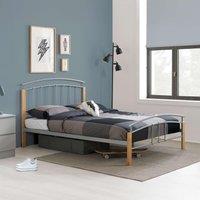 Birlea Tetras Bed in Silver | Size: Double