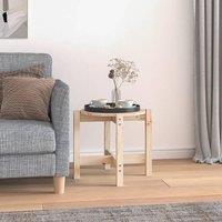 Berkfield Home Coffee Table 52.5x45 cm Solid Wood Pine in Brown