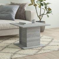 Berkfield Home Coffee Table Grey Sonoma 55.5x55.5x40 cm Engineered Wood