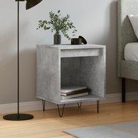 Berkfield Home Bedside Cabinet Concrete Grey 40x35x50 cm Engineered Wood | Size: 40 x 35 x 50 cm