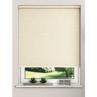 New Edge Blinds Thermal Blackout Roller Blinds 175cm Drop x Width 125cm Oyster in Natural | Size: 115 cm width x 175 cm drop