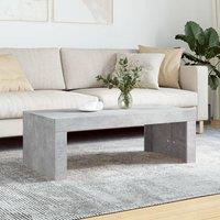 Berkfield Home Coffee Table Concrete Grey 102x50x36 cm Engineered Wood | Size: 102 x 50 x 36 cm