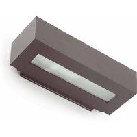 Netlighting West 1 Light Outdoor Wall Light Dark Grey IP54 E27