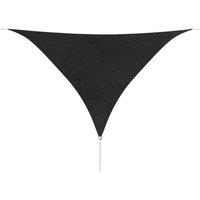 Berkfield Home Sunshade Sail Oxford Fabric Triangular 3.6x3.6x3.6 m Anthracite in Black