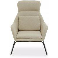 Orsina Stockholm Velvet Armchair in Natural